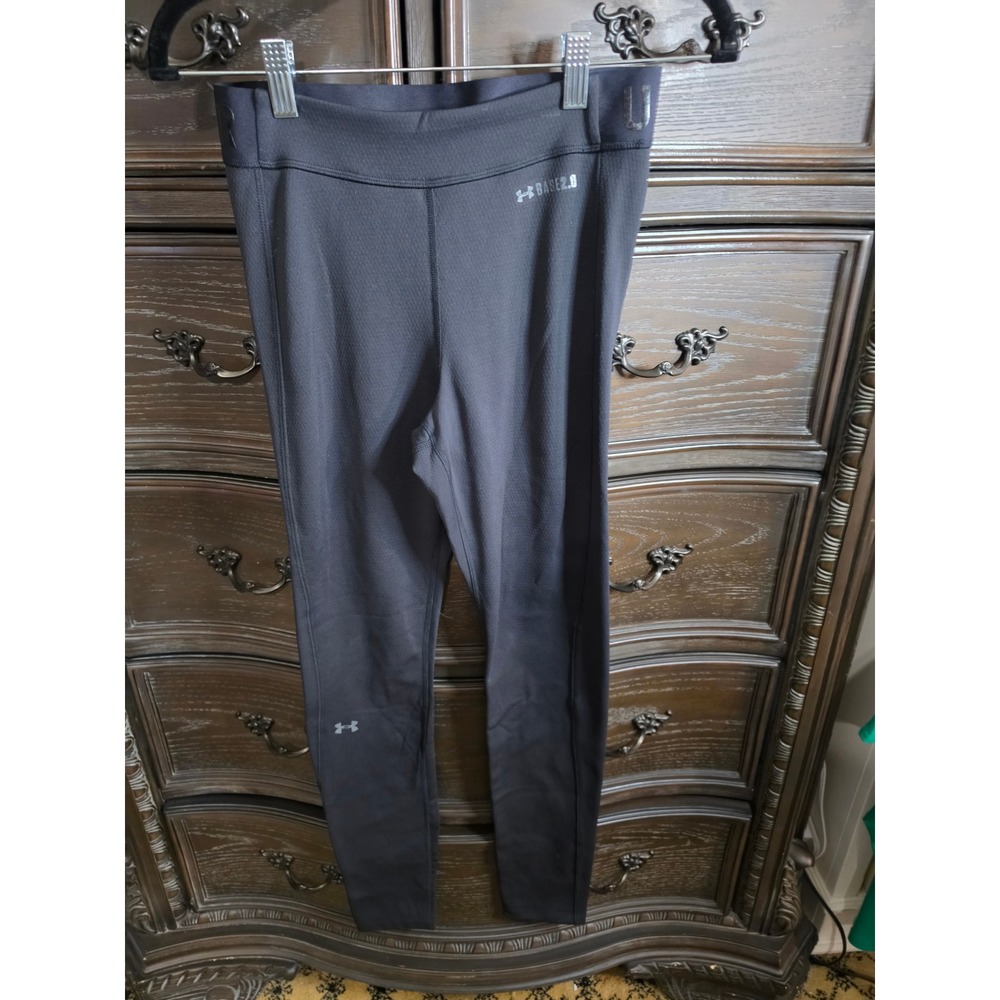 Under Armour Base 2.0 ColdGear Leggings Black Fitted Base Layer Pants Small